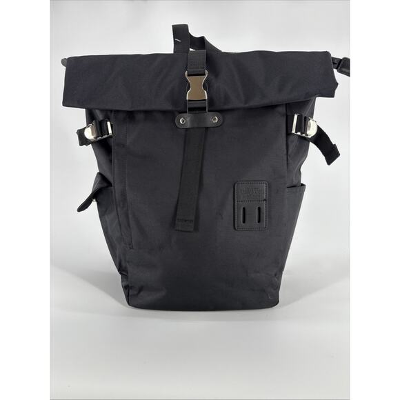 HARVEST LABEL Connect Arctic Black Rolltop 2.0 Backpack - Picture 1 of 7